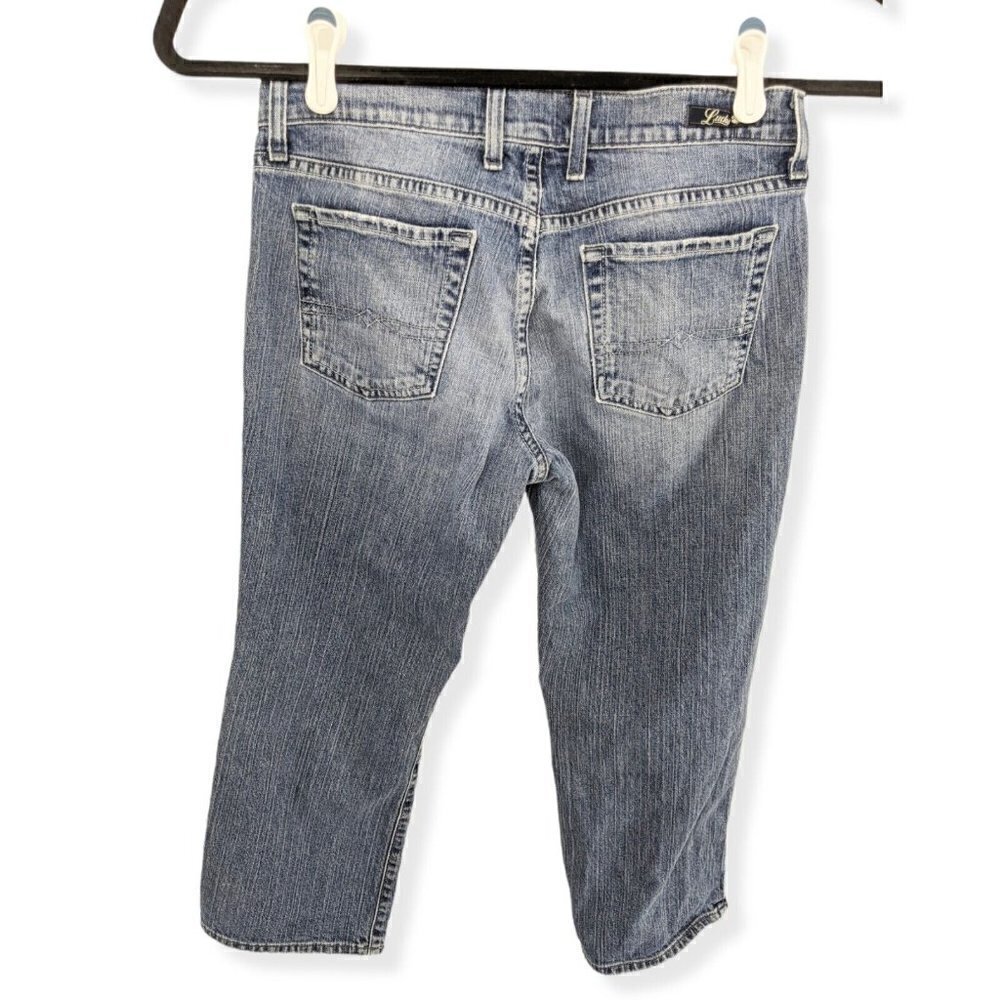 Lucky Brand Classic Rider Crop Jeans Dungarees Womens Sz 6/28 (MEAS 28 X 22) - Picture 2 of 11